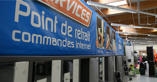 Point de retrait commandes internet Point de retrait commandes internet