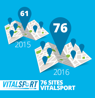 Vitalsport par Decathlon : 76 sites Vitalsport en 2016