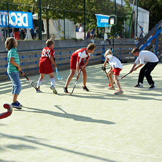 Initiation au hockey sur gazon