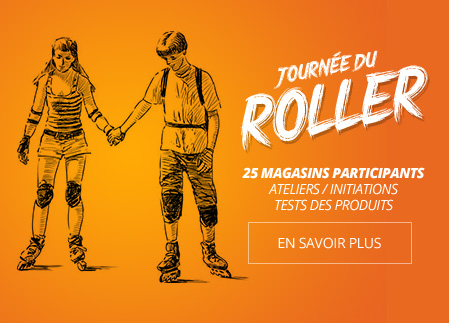 Journée du ROLLER, 25 magasins participants, ateliers / initiations, tests des produits
