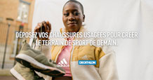 Decathlon et Adidas collectent des baskets pour créer un terrain de sport !