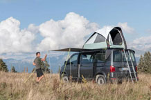 Tente de toit gonflable Quechua. Le plus abordable des camping-cars !
