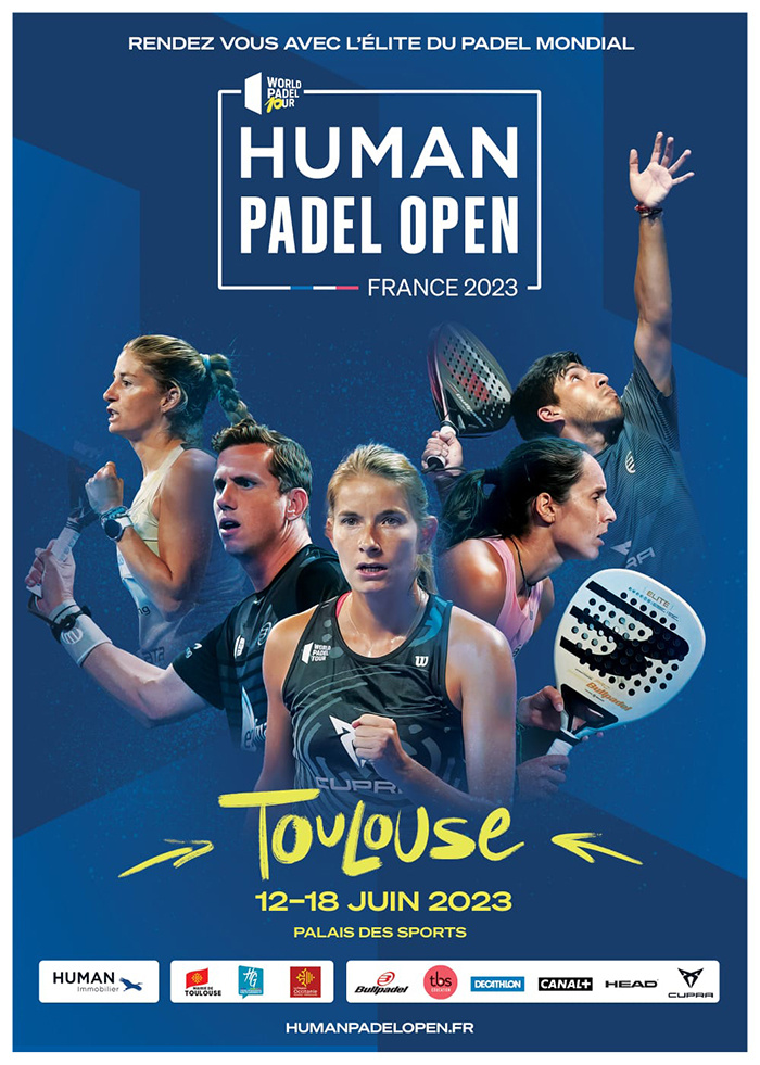 Decathlon, partenaire officiel du WPT Human Padel Open 2023