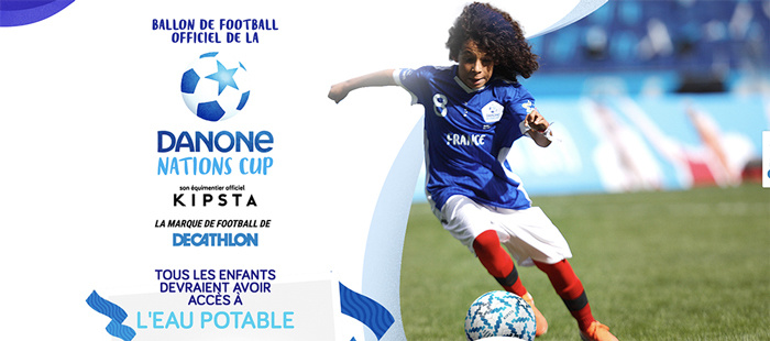 Lancement du ballon officiel de la Danone Nations Cup