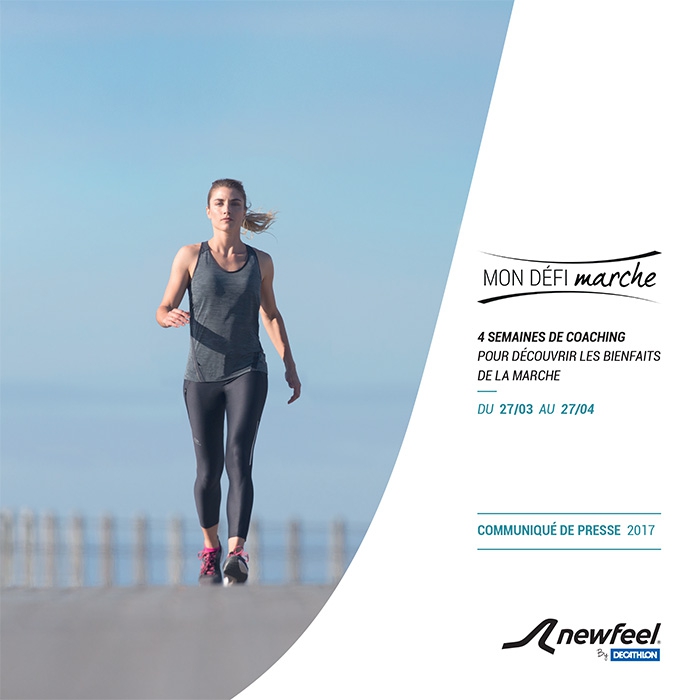 Newfeel Mon Défi Marche 2017 - Découvrir le Communiqué de Presse