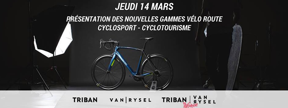 VAN RYSEL et Triban lancement gamme vélos