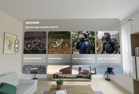 DECATHLON DÉVOILE UNE EXPÉRIENCE SUR L’APPLE VISION PRO