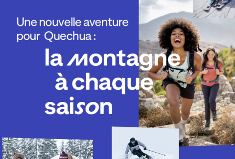 Nouvelle aventure pour QUECHUA : La montagne à chaque saison