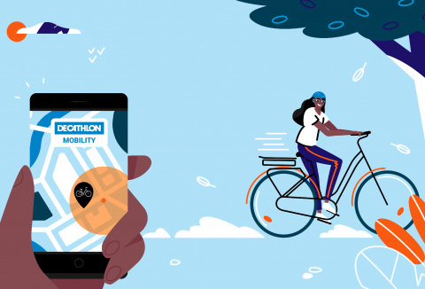 Elops 920E Connect : le 1er vélo connecté DECATHLON