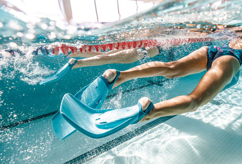 Innovation Decathlon, les palmes de natation longue Tonifins