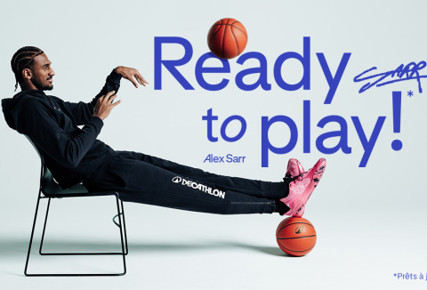 ​​DECATHLON OFFICIALISE SON PARTENARIAT AVEC ALEX SARR<br/> 