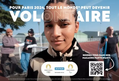 DECATHLON accompagne la Campagne Volontaire pour Paris 2024<br/> 